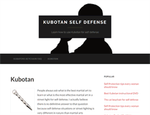 Tablet Screenshot of kubotanselfdefence.com